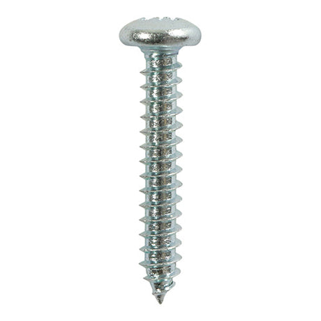 This is an image of Timco - Self-Tapping Screws - PZ - Pan - Zinc 8 x 5/8" - (14 PCS TIMpac) 00858CPAZP