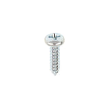 This is an image of Timco - Self-Tapping Screws - PZ - Pan - Zinc 8 x 5/8" - (200 PCS Box) 00858CPAZS