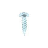 This is an image of Timco - Twin-Threaded Woodscrews - PZ - Round - Zinc 8 x 5/8" - (200 PCS Box) 00858CRWZ