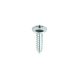 This is an image of Timco - Metal Tapping Screws - PZ - Flange - Self-Tapping - Zinc 10 x 3/4" - (200 PCS Box) 01034CFAZS