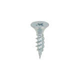 This is an image of Timco - Twin-Threaded Woodscrews - PZ - Double Countersunk - Zinc 10 x 3/4" - (200 PCS Box) 01034CWZ