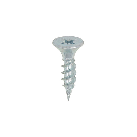 This is an image of Timco - Twin-Threaded Woodscrews - PZ - Double Countersunk - Zinc 10 x 3/4" - (200 PCS Box) 01034CWZ