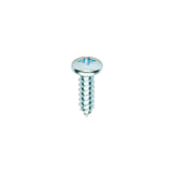 This is an image of Timco - Metal Tapping Screws - PZ - Pan - Self-Tapping - Zinc 10 x 5/8" - (200 PCS Box) 01058CPAZS