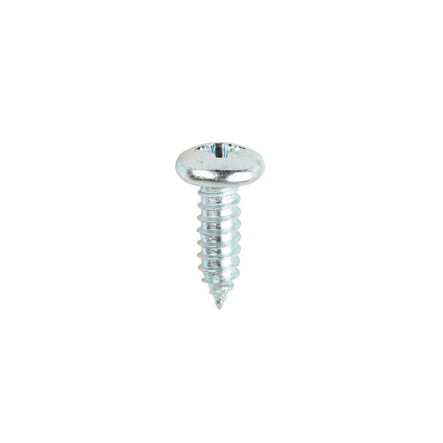 This is an image of Timco - Metal Tapping Screws - PZ - Pan - Self-Tapping - Zinc 14 x 3/4" - (200 PCS Box) 01434CPAZS