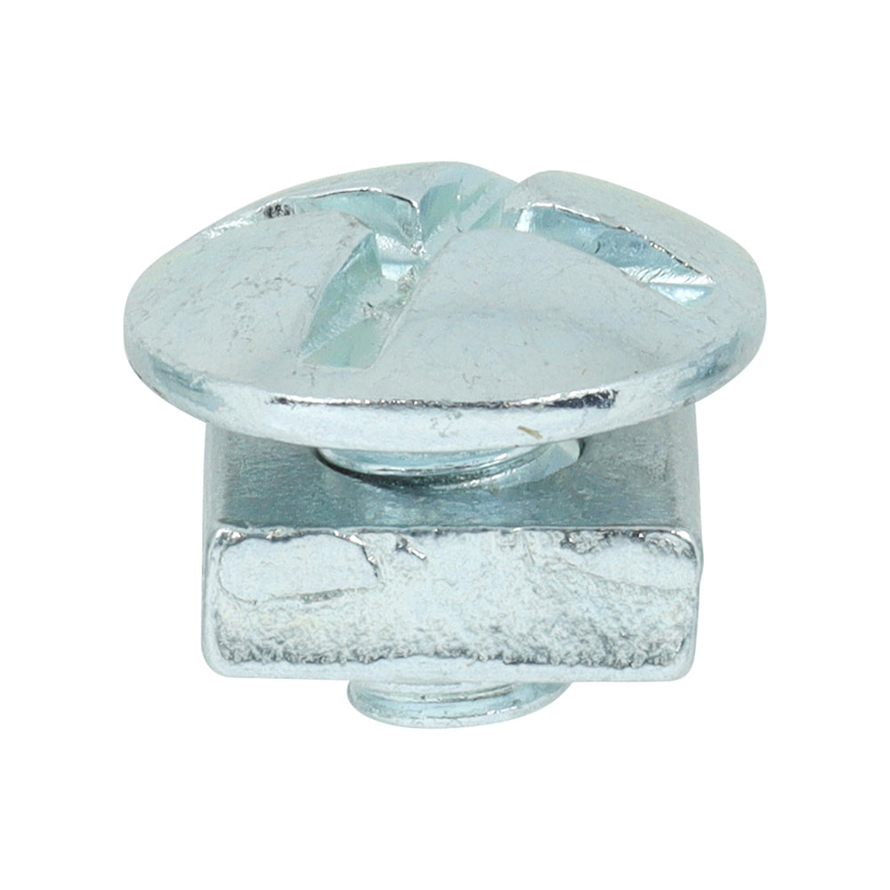 This is an image of Timco - Roofing Bolts with Square Nuts - Zinc M6 x 8mm - (200 PCS Box) 0608RB