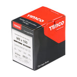 This is an image of Timco - Carriage Bolts & Hex Nuts - Zinc M6 x 100mm - (100 PCS Box) 06100CB