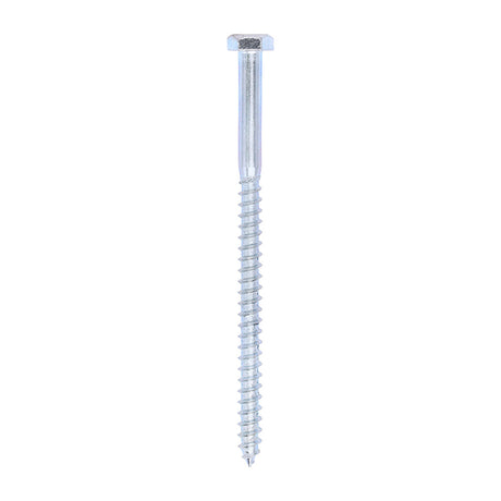 This is an image of Timco - Coach Screws - Hex - Zinc 6.0 x 100mm - (200 PCS Box) 06100CSC