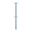 This is an image of Timco - Roofing Bolts with Square Nuts - Zinc M6 x 100mm - (100 PCS Box) 06100RB