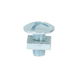 This is an image of Timco - Roofing Bolts with Square Nuts - Zinc M6 x 12mm - (200 PCS Box) 0612RB