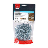 This is an image of Timco - Roofing Bolts & Square Nuts - Zinc M6 x 40mm - (110 PCS TIMbag) 0640RBB