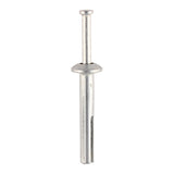 This is an image of Timco - Zamac Nail In Anchors - Zinc 6.0 x 50mm - (100 PCS Box) 0650ZNA