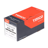 This is an image of Timco - Coach Screws - Hex - Zinc 6.0 x 60mm - (200 PCS Box) 0660CSC