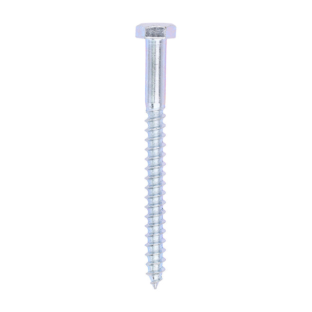 This is an image of Timco - Coach Screws - Hex - Zinc 6.0 x 70mm - (200 PCS Box) 0670CSC