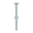 This is an image of Timco - Roofing Bolts with Square Nuts - Zinc M6 x 70mm - (100 PCS Box) 0670RB