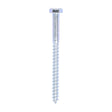 This is an image of Timco - Coach Screws - Hex - Zinc 6.0 x 75mm - (100 PCS Box) 0675CSC
