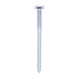 This is an image of Timco - Coach Screws - Hex - Zinc 6.0 x 75mm - (100 PCS Box) 0675CSC