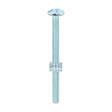 This is an image of Timco - Roofing Bolts with Square Nuts - Zinc M6 x 80mm - (100 PCS Box) 0680RB