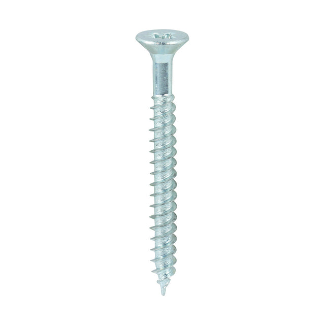 This is an image of Timco - Twin-Threaded Woodscrews - PZ - Double Countersunk - Zinc 7 x 1 1/2" - (200 PCS Box) 07112CWZ