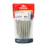 This is an image of Timco - Nylon Frame Fixings - PZ - Zinc 8.0 x 100mm - (40 PCS TIMbag) 08100NFFB