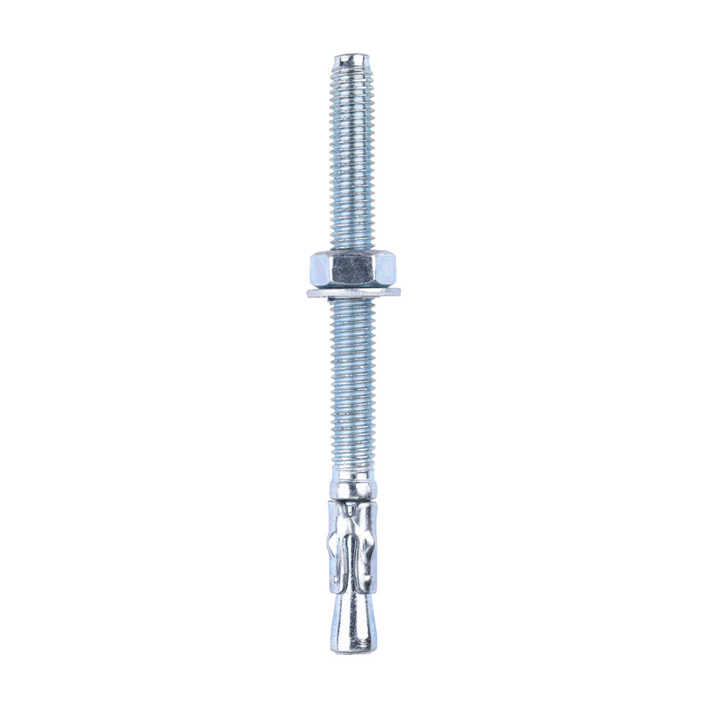 This is an image of Timco - Throughbolts - Zinc M8 x 100mm - (50 PCS Box) 08100TB