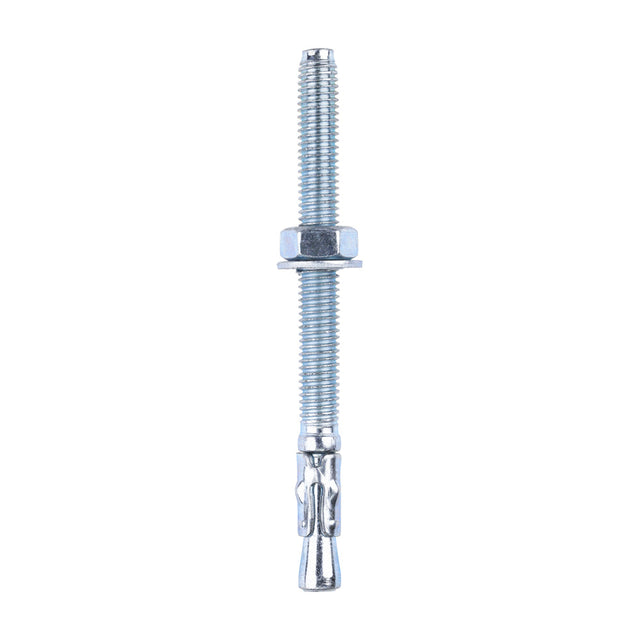 This is an image of Timco - Throughbolts - Zinc M8 x 100mm - (50 PCS Box) 08100TB