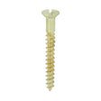 This is an image of Timco - Solid Brass Timber Screws - SLOT - Countersunk 8 x 1 1/2" - (200 PCS Box) 08112CBS