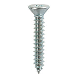 This is an image of Timco - Self-Tapping Screws - PZ - Countersunk - Zinc 8 x 1 1/2" - (14 PCS TIMpac) 08112CCAZP