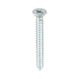 This is an image of Timco - Self-Tapping Screws - PZ - Countersunk - Zinc 8 x 1 1/2" - (200 PCS Box) 08112CCAZS