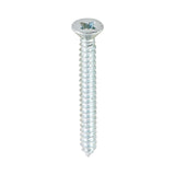 This is an image of Timco - Self-Tapping Screws - PZ - Countersunk - Zinc 8 x 1 1/2" - (200 PCS Box) 08112CCAZS