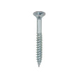 This is an image of Timco - Twin-Threaded Woodscrews - PZ - Double Countersunk - Zinc 8 x 1 1/2" - (200 PCS Box) 08112CWZ