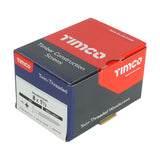 This is an image of Timco - Twin-Threaded Woodscrews - PZ - Double Countersunk - Zinc 8 x 1 1/2" - (200 PCS Box) 08112CWZ