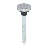This is an image of Timco - Mirror Screws - Zinc - Chrome Flat 8 x 1 1/2" - (8 PCS TIMpac) 08112FCMIRP
