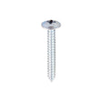 This is an image of Timco - Metal Tapping Screws - PZ - Flange - Self-Tapping - Zinc 8 x 1 1/4" - (200 PCS Box) 08114CFAZS