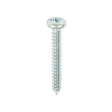 This is an image of Timco - Self-Tapping Screws - PZ - Pan - Zinc 8 x 1 1/4" - (200 PCS Box) 08114CPAZS