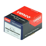 This is an image of Timco - Twin-Threaded Woodscrews - PZ - Double Countersunk - Zinc 8 x 1 1/4" - (200 PCS Box) 08114CWZ
