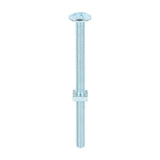 This is an image of Timco - Roofing Bolts with Square Nuts - Zinc M8 x 120mm - (50 PCS Box) 08120RB
