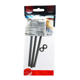 This is an image of Timco - Carriage Bolts & Hex Nuts - Stainless Steel M8 x 130mm - (3 PCS TIMpac) 08130CBSSP