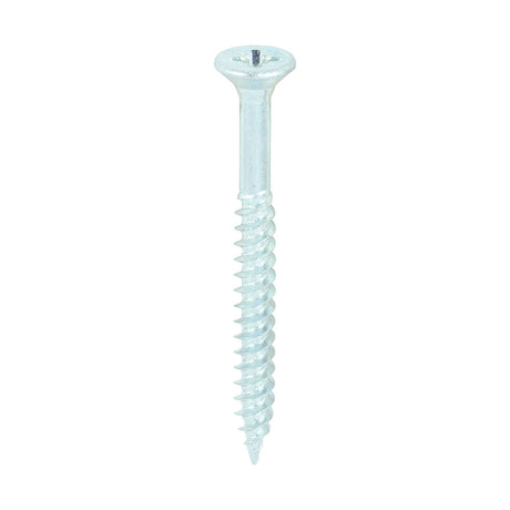 This is an image of Timco - Twin-Threaded Woodscrews - PZ - Double Countersunk - Zinc 8 x 1 3/4" - (200 PCS Box) 08134CWZ
