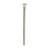This is an image of Timco - Carriage Bolts - A2 Stainless Steel M8 x 150mm - (5 PCS Bag) 08150CBSSX