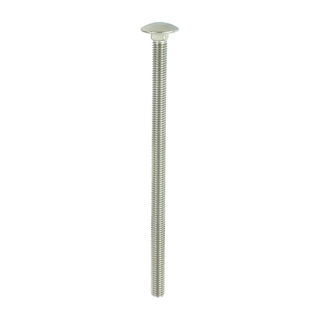 This is an image of Timco - Carriage Bolts - A2 Stainless Steel M8 x 150mm - (5 PCS Bag) 08150CBSSX
