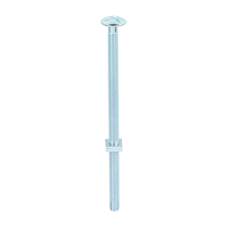 This is an image of Timco - Roofing Bolts with Square Nuts - Zinc M8 x 160mm - (50 PCS Box) 08160RB