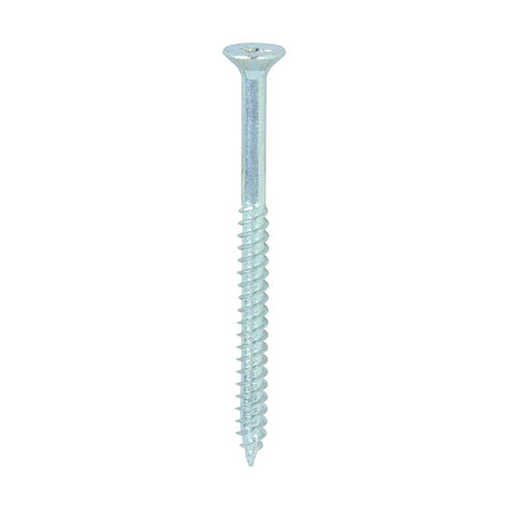 This is an image of Timco - Twin-Threaded Woodscrews - PZ - Double Countersunk - Zinc 8 x 2 1/4" - (200 PCS Box) 08214CWZ