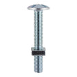 This is an image of Timco - Roofing Bolts with Square Nuts - Zinc M8 x 50mm - (100 PCS Box) 0850RB