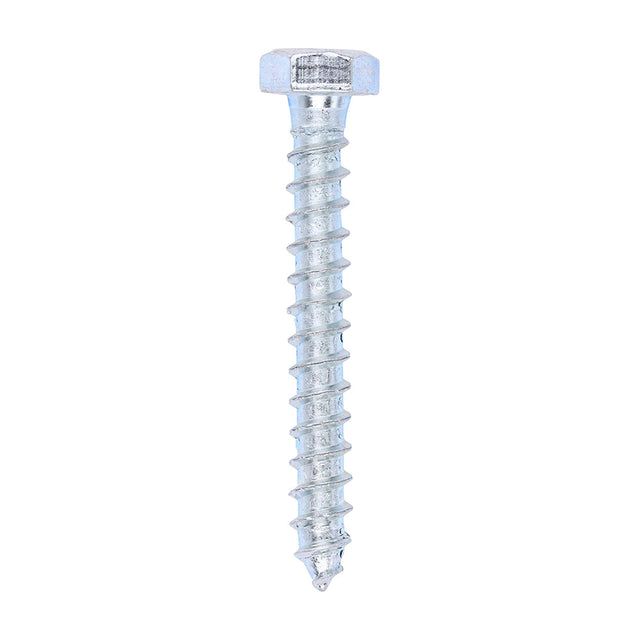 This is an image of Timco - Coach Screws - Hex - Zinc 8.0 x 60mm - (100 PCS Box) 0860CSC