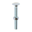 This is an image of Timco - Carriage Bolts & Hex Nuts - Zinc M8 x 65mm - (50 PCS Box) 0865CB