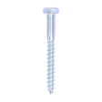 This is an image of Timco - Coach Screws - Hex - Zinc 8.0 x 75mm - (100 PCS Box) 0875CSC