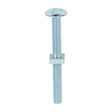 This is an image of Timco - Roofing Bolts with Square Nuts - Zinc M8 x 80mm - (50 PCS Box) 0880RB