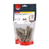 This is an image of Timco - Forged Hooks with Shield Anchors - Yellow M8 - (14 PCS TIMbag) 08HOOKB