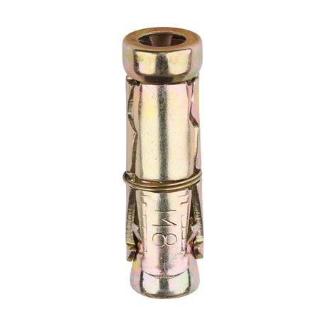 This is an image of Timco - Shield Only - Yellow M8 - (50 PCS Box) 08SH