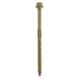This is an image of Timco - Timber Screws - Hex Head - Exterior - Green 6.7 x 100mm - (50 PCS TIMbag) 100INDEXTB